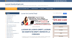 Desktop Screenshot of lucrari-licenta-drept.com