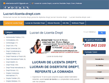 Tablet Screenshot of lucrari-licenta-drept.com